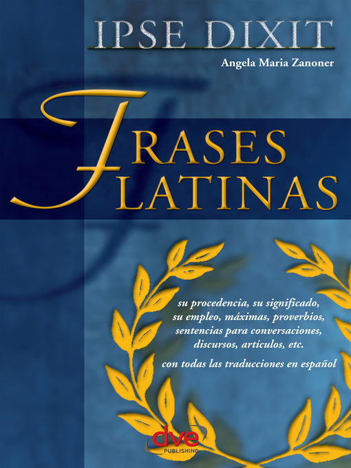 Title details for Frases latinas by Ángela María Zanoner - Wait list